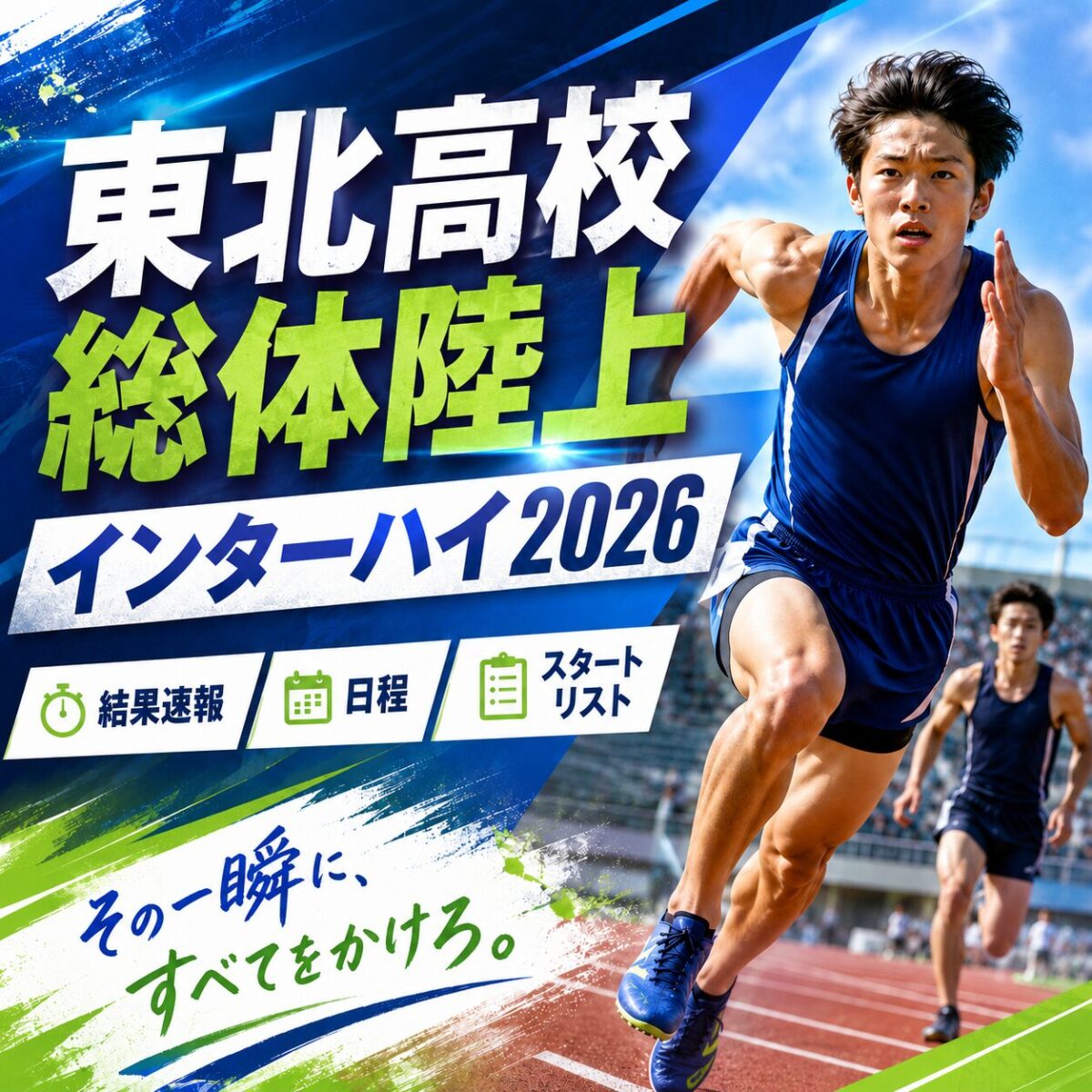 高校陸上東北大会2026速報！インターハイ切符を懸けた激闘の全貌